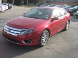 2012 Red Candy Metallic Ford Fusion SEL V6 #56705045