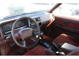1990 Nissan Pathfinder SE 4x4 Red Interior