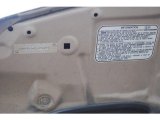 2001 Acura MDX  Info Tag