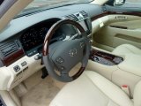 2012 Lexus LS 460 AWD Parchment/Medium Brown Walnut Interior