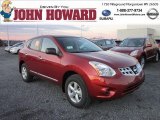 2012 Cayenne Red Nissan Rogue S AWD #56760984