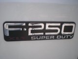 2000 Ford F250 Super Duty XLT Extended Cab Marks and Logos