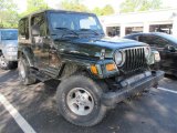 1998 Moss Green Pearl Jeep Wrangler Sahara 4x4 #56760840