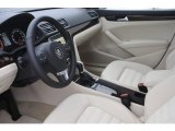 2012 Volkswagen Passat V6 SEL Cornsilk Beige Interior