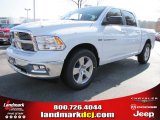 2012 Bright White Dodge Ram 1500 Big Horn Crew Cab #56789306
