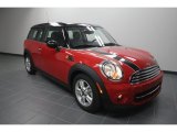 Chili Red Mini Cooper in 2012