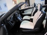 2012 Chrysler 200 Limited Convertible Black/Pearl Interior