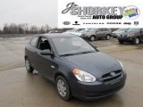2007 Charcoal Gray Hyundai Accent GS Coupe #56789504