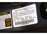 2007 G Color Code for Diamond Graphite Metallic - Color Code: WV2