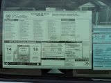 2012 Cadillac Escalade ESV Luxury Window Sticker