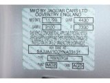 2000 XK Color Code for Platinum Metallic - Color Code: MDZ