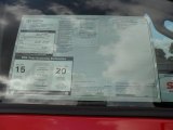 2012 Toyota Tundra SR5 CrewMax Window Sticker
