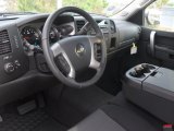 2012 Chevrolet Silverado 1500 LT Crew Cab Ebony Interior