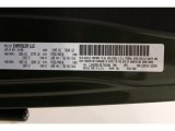 2009 Wrangler Unlimited Color Code for Jeep Green Metallic - Color Code: PGJ