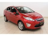 2011 Red Candy Metallic Ford Fiesta SEL Sedan #56789567