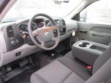 2012 Chevrolet Silverado 3500HD WT Regular Cab 4x4 Dually Dark Titanium Interior