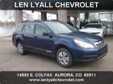 2010 Azurite Blue Pearl Subaru Outback 2.5i Wagon #56827639