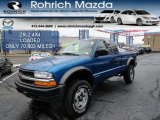 2001 Bright Blue Metallic Chevrolet S10 ZR2 Extended Cab 4x4 #56827623