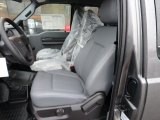 2012 Ford F350 Super Duty XL SuperCab 4x4 Dually Steel Interior