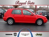 2003 Tornado Red Volkswagen Golf GLS 4 Door #56827594
