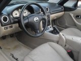 2003 Mazda MX-5 Miata LS Roadster Parchment Interior