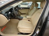 2012 Audi A6 3.0T quattro Sedan Velvet Beige Interior