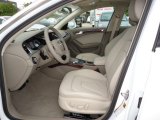 2012 Audi A4 2.0T quattro Sedan Cardamom Beige Interior
