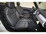 2012 Mini Cooper Convertible Carbon Black Interior