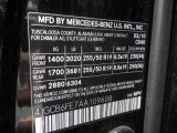 2010 R Color Code for Black - Color Code: 040