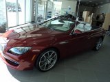 2012 Vermillion Red Metallic BMW 6 Series 650i Convertible #56873871