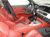 2006 BMW M5  Indianapolis Red Interior