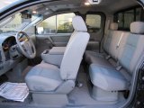 2007 Nissan Titan SE King Cab 4x4 Graphite Black/Titanium Interior