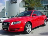 2007 Brilliant Red Audi A4 2.0T quattro Sedan #5673975