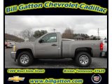 2012 Graystone Metallic Chevrolet Silverado 1500 Work Truck Regular Cab 4x4 #56935574