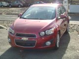 2012 Crystal Red Tintcoat Chevrolet Sonic LT Hatch #56935034