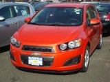 2012 Inferno Orange Metallic Chevrolet Sonic LT Hatch #56935018