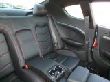 2012 Maserati GranTurismo S Automatic Rear Seat in Black w/Red Stitching