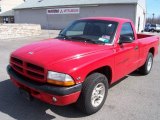 2000 Flame Red Dodge Dakota Sport Regular Cab #5677261