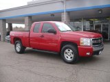 2007 Victory Red Chevrolet Silverado 1500 LT Extended Cab 4x4 #57001148