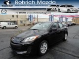 2012 Black Mica Mazda MAZDA3 i Touring 4 Door #57001125