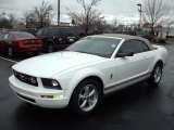 2008 Performance White Ford Mustang V6 Deluxe Convertible #57034684