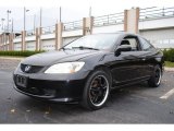 2005 Nighthawk Black Pearl Honda Civic LX Coupe #57034370