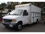 2003 Oxford White Ford E Series Cutaway E450 Commercial Utility Truck #57034606