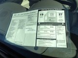 2012 Infiniti G 37 Journey Sedan Window Sticker