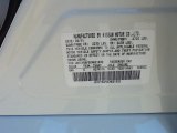 2012 G Color Code for Moonlight White - Color Code: QAA