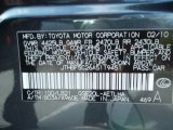 2010 IS Color Code for Smoky Granite Mica - Color Code: 1G0