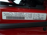 2010 Wrangler Color Code for Flame Red - Color Code: PR4