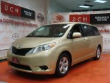 2011 Sandy Beach Metallic Toyota Sienna LE #57034545