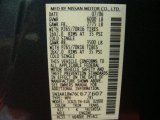 2006 Pathfinder Color Code for Storm Grey Metallic - Color Code: K27