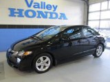 2011 Crystal Black Pearl Honda Civic LX-S Sedan #57033845